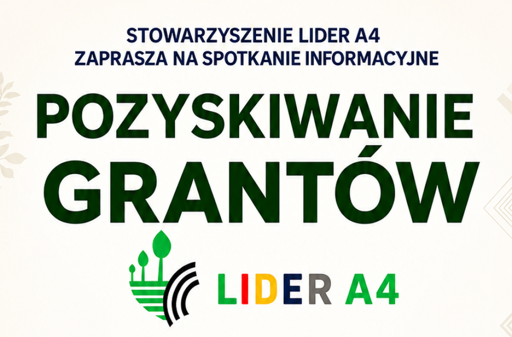Plakat Spotkanie Grantowe- Gmina Żórawina