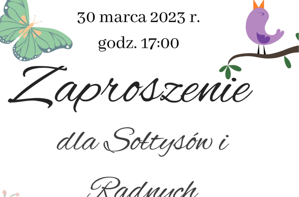 zaproszenie na przyjęcie integracyjne kół gospodyń wiejskich z gminy żórawina (2)